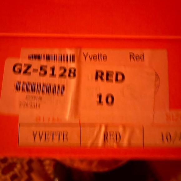 Fun multicolored platform with ankle strap - Picture 3 of 3